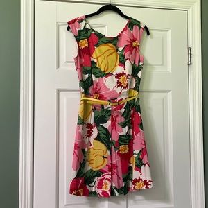 Ruby Rox juniors size 9 pink floral spring dress tulip Easter flower